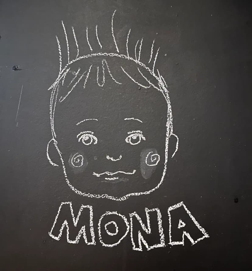 Portrait de Mona à la craie